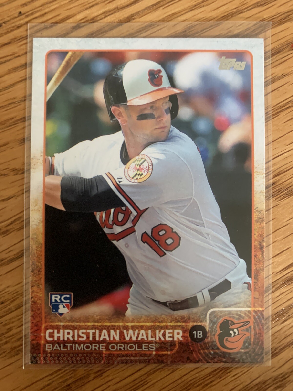2015 Topps Series 2 #549 Christian Walker Baltimore Orioles Rookie Card
