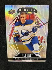 22-23 UD Allure Hockey Rookies 142 Brandon Biro