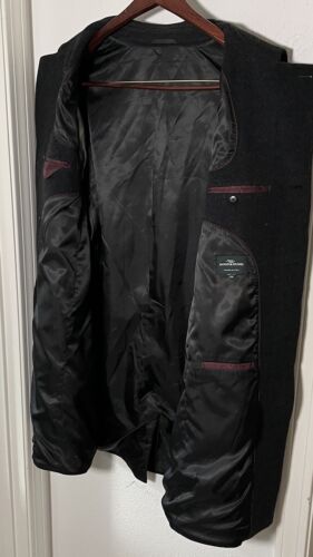 Rodd & Gunn Men's Wool Cashmere Overcoat Jacket Woven in Italy - Mens XL - EXC! - Picture 6 of 7