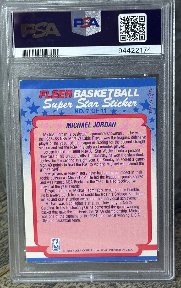 MICHAEL JORDAN.激レア❗️インサート❗️シール⁉️30枚セット❗️ Michael Jordan Sticker Card | eBay
