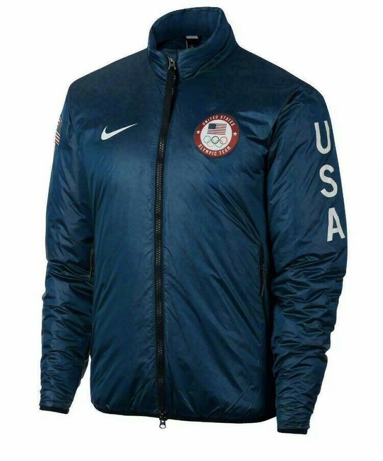 Nike NikeLab TEAM USA Winter OLYMPIC SUMMIT Blue JACKET 916645-474