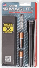 Mag-Lite 5.75 Mini Maglite AA Black Flashligh...