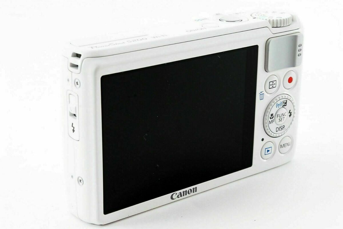 Canon PowerShot S200 compact digital camera *white *made in Canon PowerShot S200 compact digital camera *white *made in