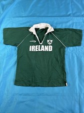 Lansdowne Ireland t-shirt size 16 kids collar clover Embroider
