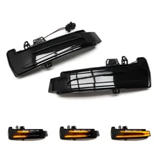 Dynamic LED Side Mirror Indicator Turn Signal Lights For Mercedes Benz W204 W212
