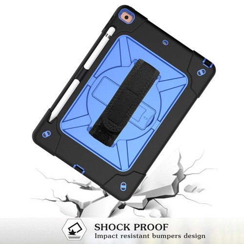 360 Rotatable Stand Shoulder Strap Shockproof Rugged Case For New iPad 10.2 Inch - Picture 37 of 79