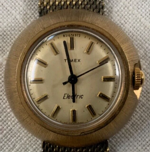 Vintage Timex Electric Ladies Dome Watch Non-Working West Germany