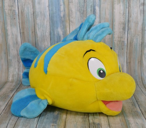 Vintage Disney Mermaid Flounder 24" Large Jumbo Fish Stuffed Plush Mattel - Picture 2 of 13