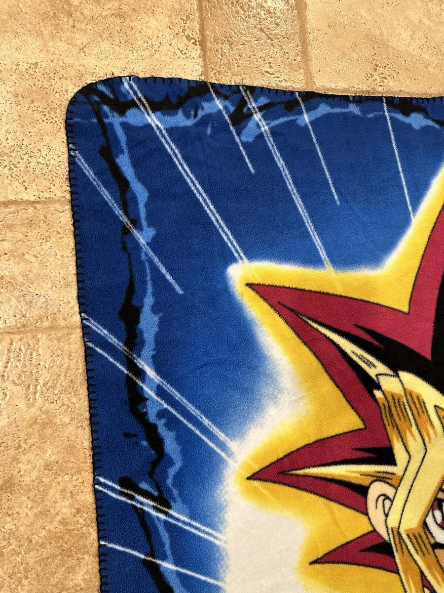 yugioh card throw Yu-Gi-Oh! Dark Magician Card Fleece Throw Blanket