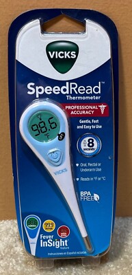 Vicks Speed Read Thermometer Professional Accuracy Fever Insight V912USV3 (NEW)