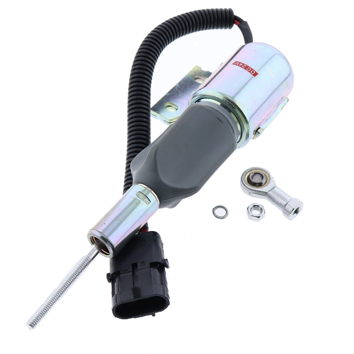 24V Fuel Solenoid 87435488 J932530 For Case 845 850G 621B 621D  