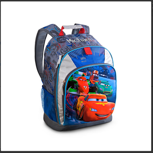 Disney Store Cars Backpack for Boys 