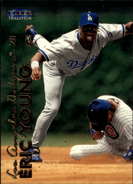 1999 Fleer Tradition #282 Eric Young Los Angeles Dodgers