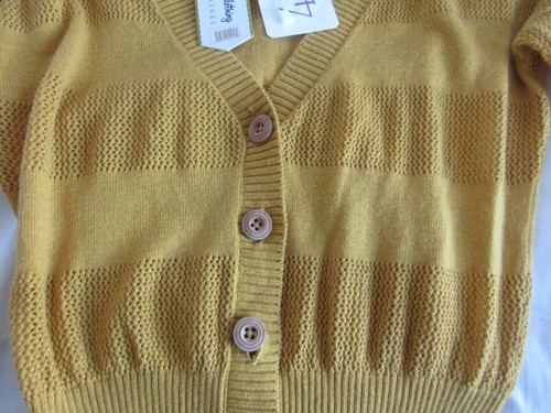 Girls Matilda Jane Joanna Gaines 435 Cardigan Sweater Mustard Overjoyed Sz 8 NWT - Picture 3 of 8