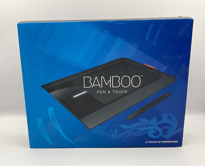 Wacom Bamboo CTH-460 Pen and Touch Graphics Drawing Design Tablet in Box
