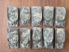10 EXC DOUBLE MAG POUCHES ACU MOLLE II TWO MAGAZINE POUCH USGI