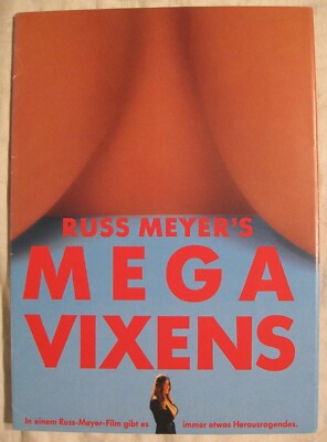 RUSS MEYER - Pressehefte / Press kit - MEGAVIXENS - MUDHONEY - SUPERVIXENS 