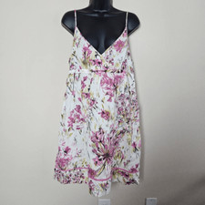 Zara Basic Floral Linen Blend Dress
