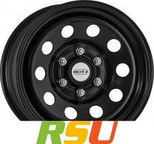 4x Dotz Modular black 8x16" ET37 LK6 130 ML 84 Stahlfelgen 16 Zoll