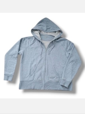 Eddie Bauer Light Blue Full Zip Hoodie , Womens Size XXL