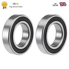 2pcs 6007-2RS Deep Groove Ball Bearing 35x62x14mm Double Sealed✅