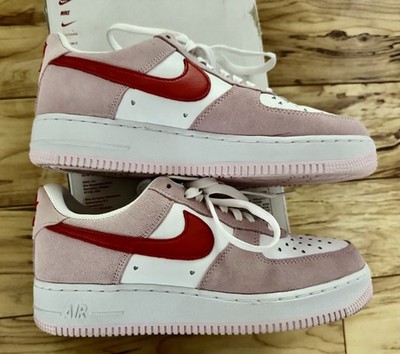 Nike Air Force 1 '07 QS Low Valentine s Day Love Letter Size 8.5 (Worn Once)