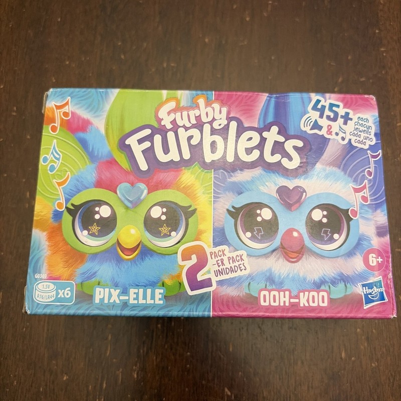 Furby Furblets Pic-Elle & Ooh-Koo Mini Friend 2Pack NIB Hasbro