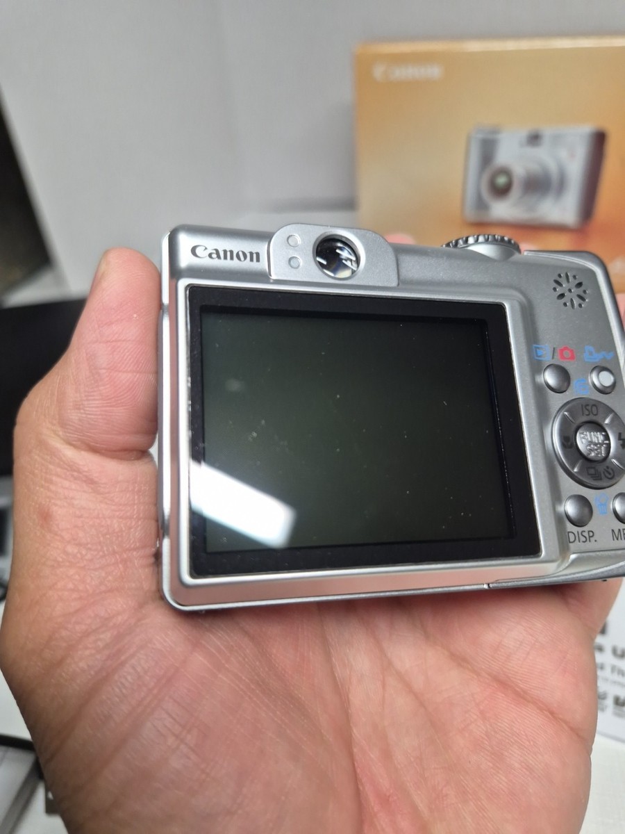 Canon Powershot A560 Digital Camera 7 MP Silver 4X Zoom - Some