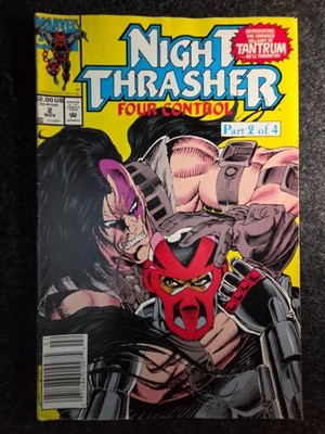 Night Thrasher: Four Control #2 (1992) Newsstand Marvel Comics New Warriors