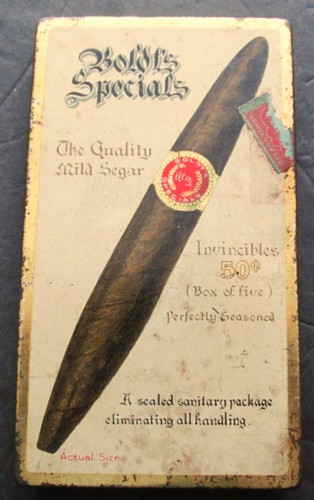 Early Waldorf Astoria Hotel New York City Segar/ Cigar Empty Tin