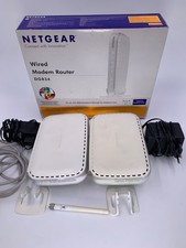 NETGEAR ADSL2 + Modem Router DG834G v4 + 54Mbps WG602 V3 testato funzionante