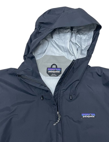 Patagonia Men's XL Torrentshell 3L h2no Rain Jacket Color Black Charcoal - 85241 - Picture 2 of 13