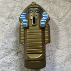 Lego 5909 Mummy Storage Container Vintage Egyptian Pharaoh Gold Desert 1998 13"