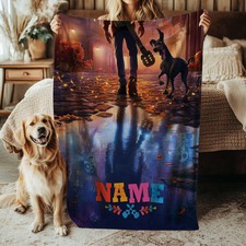 Disney Coco Fleece Bed Custom Blanket Gift For Fan, Kids