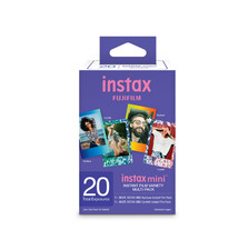 FUJIFILM INSTAX MINI Instant Film Variety Value Pack 20 Exposures , Microfiber