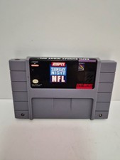 ESPN Sunday Night NFL SNES Super Nintendo Authentic Cartridge Tested Working