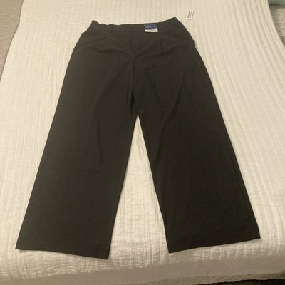 Old Navy SleekTech Go-Dry Women s M Black High-Rise Pull-On Stretch Pants