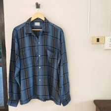 1960's Penny Towncraft Rayon Plaid Button up shirt
