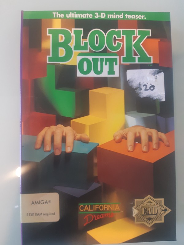 Block Out - Commodore Amiga  -  Complete - very nice nic
