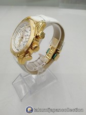 Versace VEDB00218 Gold Chronograph White Dial Quartz Watch Men's #M-1374