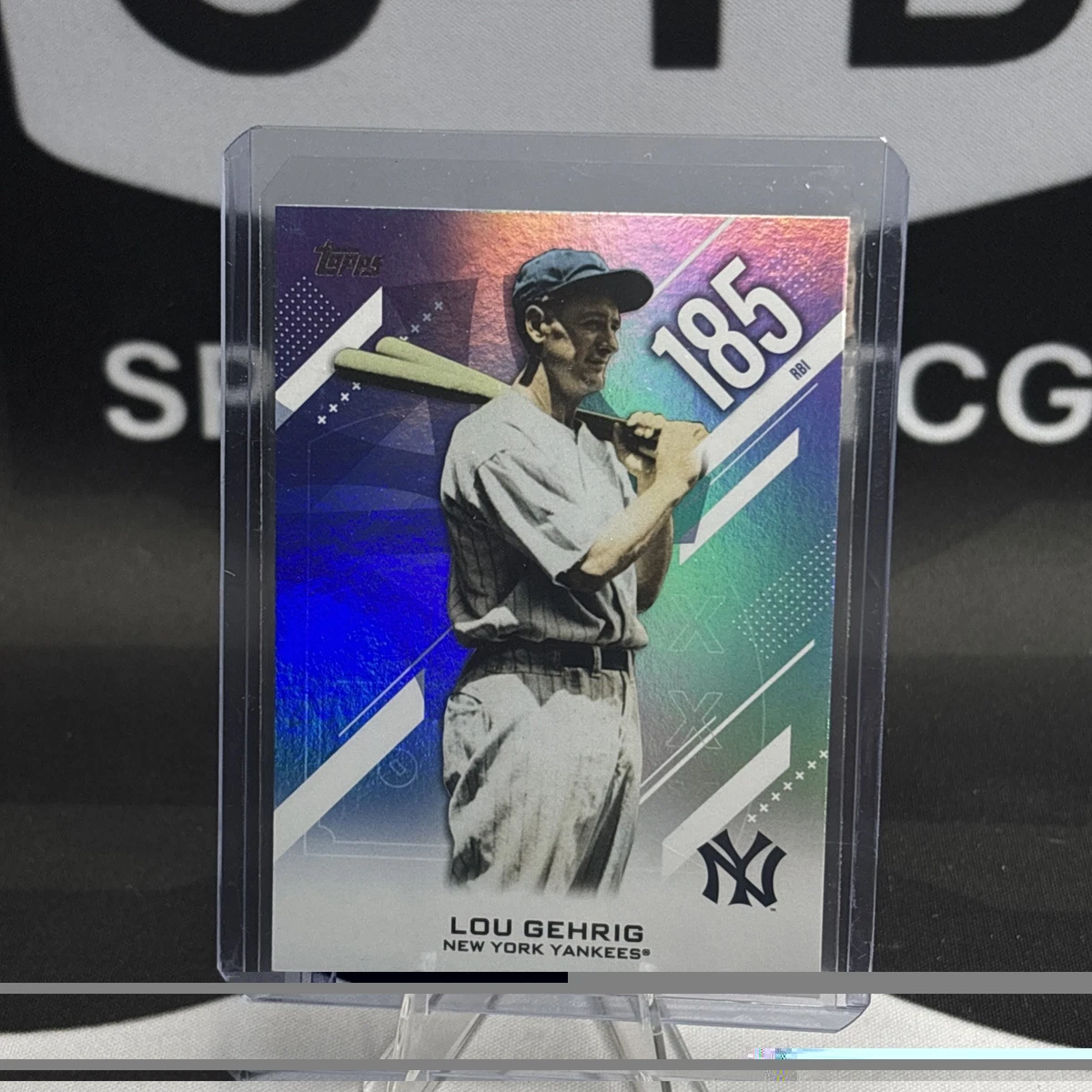 Topps Lou Gehrig ungraded Baseball Sports Trading Cards