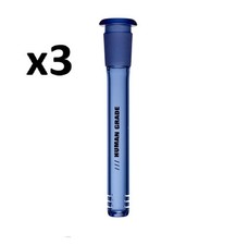 3x Premium 5" Vidrio Downstem 14mm Cachimba Bong Burbujeador Tubo de Agua Tazón Slide Bl