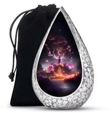 Angel Memorial Large Urns for Ashes Adult Female 10 Inch 