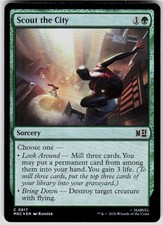 Scout the City Foil 817 Commander Marvel Super Heroes Magic the Gathering