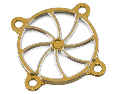 Team Brood 30mm Aluminum Fan Cover (Yellow) [BRO-TBR-30MMBFCY]