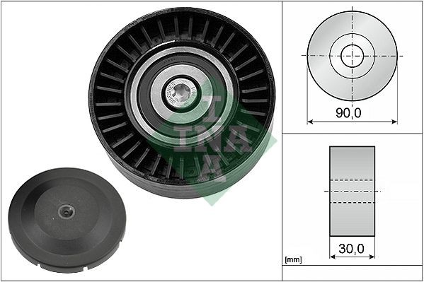 Neu - Schaeffler Ina 532051410 Umlenk-/FüHrungsrolle, Keilrippenriemen FüR Bmw-image