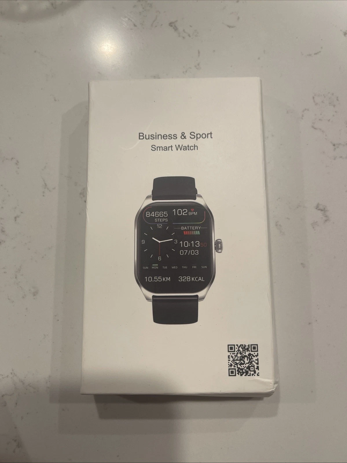 1.91" Smartwatch w/ Health Tracker, BP, SpO2, Sports, iPhone & Android