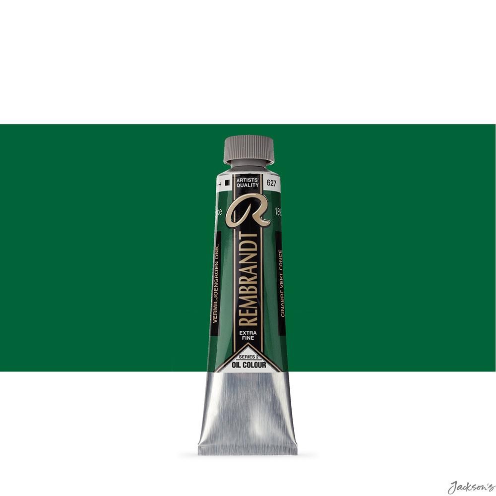 Royal Talens Rembrandt Oil Paint PG7 40ml Cinnabar Green Deep Artists Colour