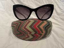 Missoni Cateye Sunglasses Women s MI777S01 55-21 140 AZ Made In Italy