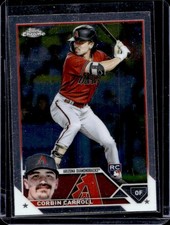2023 Topps Chrome Corbin Carroll RC Rookie #95 Diamondbacks